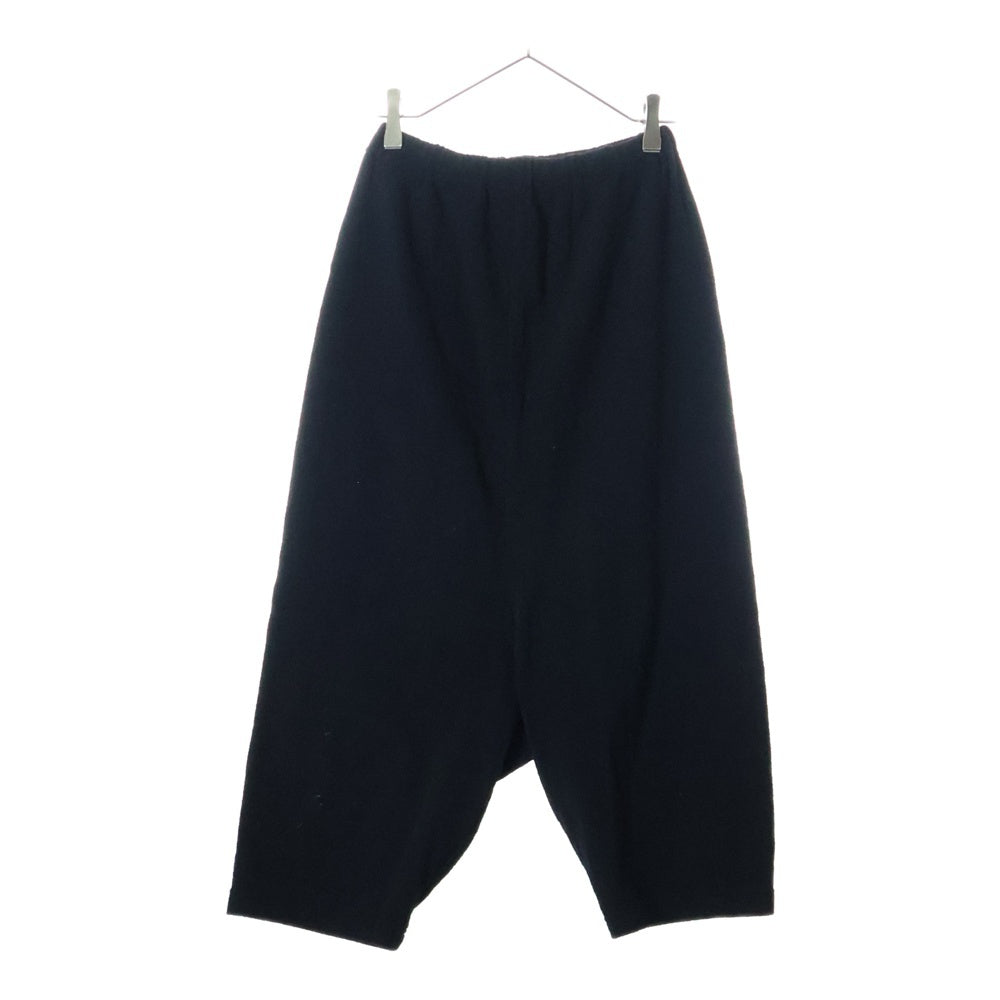 COMME des GARCONS(コムデギャルソン) 07AW リブウエスト ウール サルエルパンツ ブラック GT-P006 AD2007 レディース