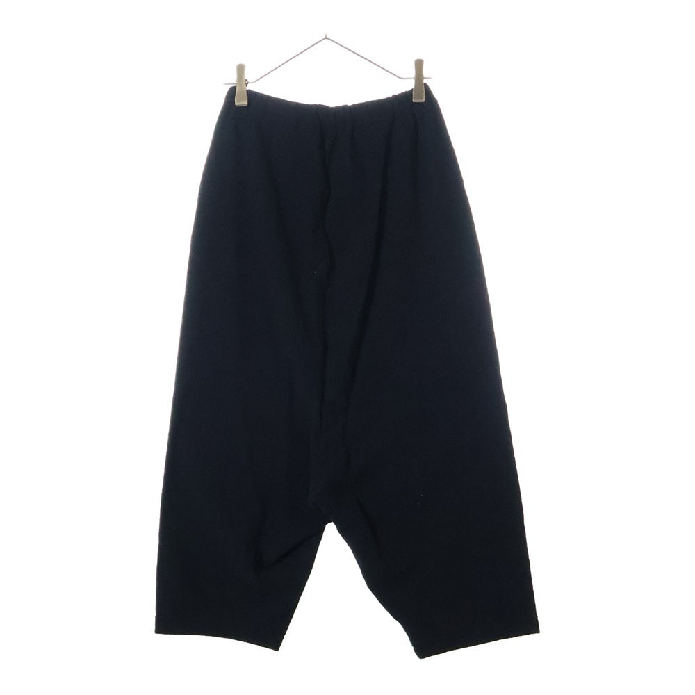 COMME des GARCONS(コムデギャルソン) 07AW リブウエスト ウール サルエルパンツ ブラック GT-P006 AD2007 レディース