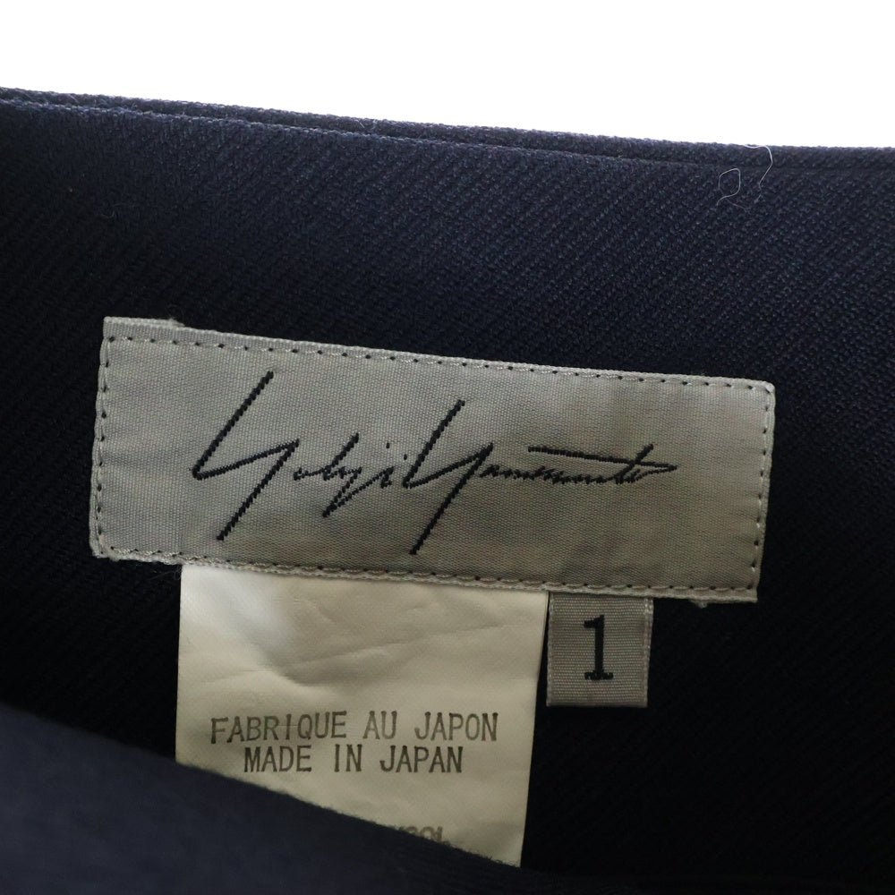 Yohji Yamamoto(ヨウジヤマモト) スリッド スカート ネイビー レディース FZ-S01-123