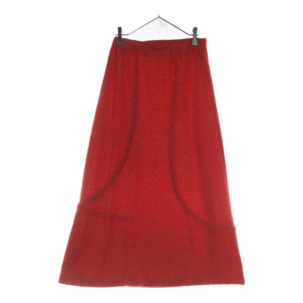 COMME des GARCONS(コムデギャルソン) 95AW ウール ロングスカート レッド GT-040400 AD1995