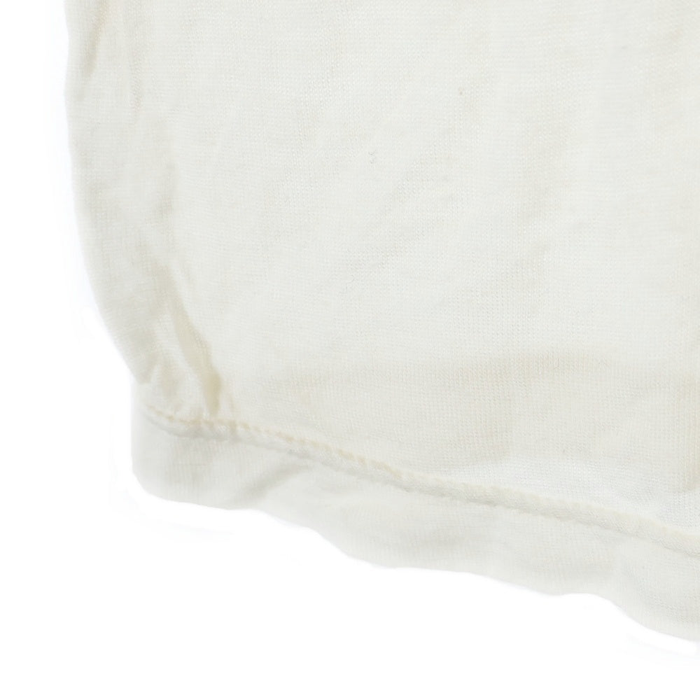 COMME des GARCONS(コムデギャルソン) 89SS ドット柄 変形 クルーネック半袖Tシャツ カットソー アイボリー GT-110400 AD1988 レディース