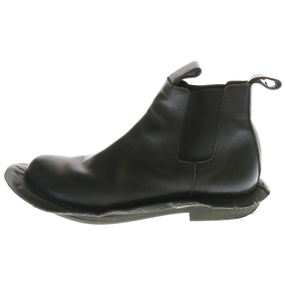 COMME des GARCONS COMME des GARCONS(コムデギャルソンコムデギャルソン) サイドゴア カットオフトゥ ハイカットブーツ ブラック レディース