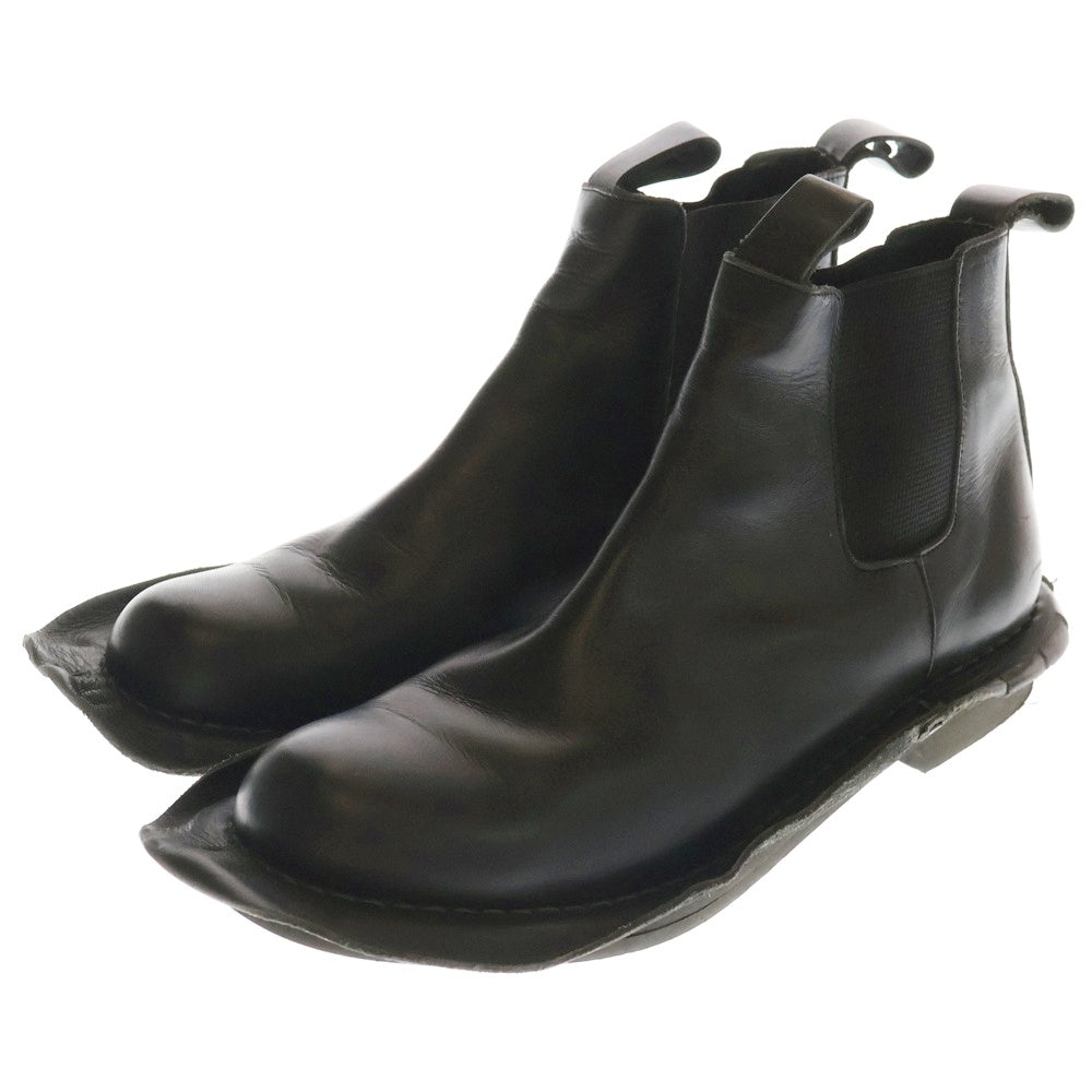 COMME des GARCONS COMME des GARCONS(コムデギャルソンコムデギャルソン) サイドゴア カットオフトゥ ハイカットブーツ ブラック レディース