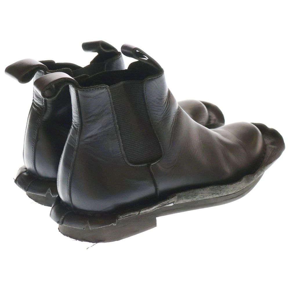 COMME des GARCONS COMME des GARCONS(コムデギャルソンコムデギャルソン) サイドゴア カットオフトゥ ハイカットブーツ ブラック レディース
