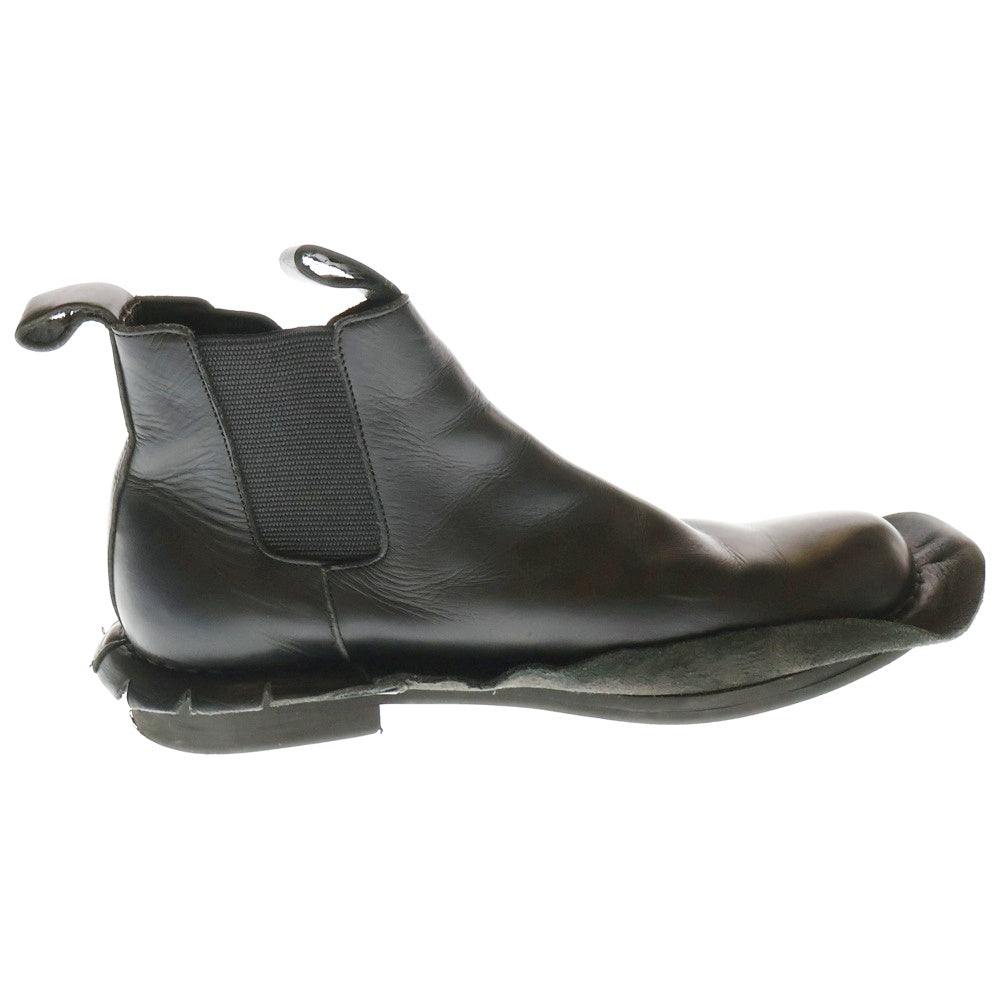 COMME des GARCONS COMME des GARCONS(コムデギャルソンコムデギャルソン) サイドゴア カットオフトゥ ハイカットブーツ ブラック レディース