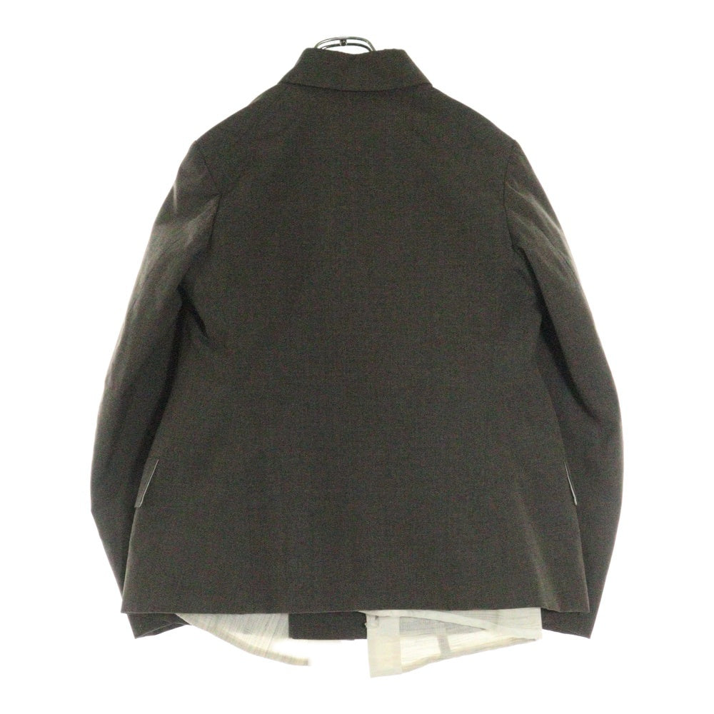 COMME des GARCONS(コムデギャルソン) 98AW ダブルレイヤード 5B ジャケット ブラウン レディース GJ-04060S AD1998