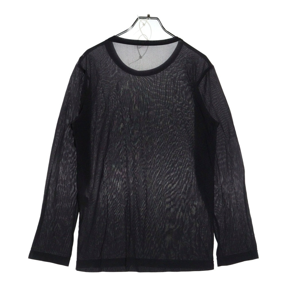 COMME des GARCONS(コムデギャルソン) 94SS キュプラシースルー 長袖 Tシャツ グレー GT-100210 AD1993