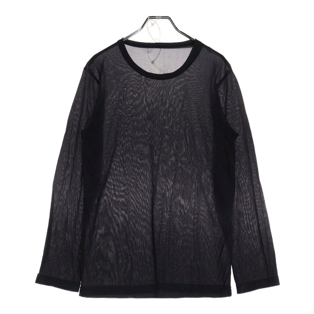 COMME des GARCONS(コムデギャルソン) 94SS キュプラシースルー 長袖 Tシャツ グレー GT-100210 AD1993