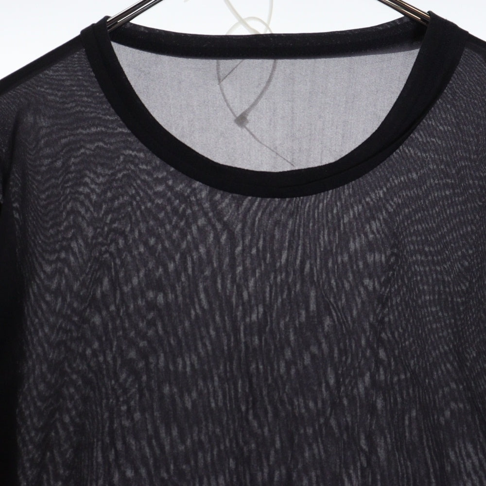 COMME des GARCONS(コムデギャルソン) 94SS キュプラシースルー 長袖 Tシャツ グレー GT-100210 AD1993