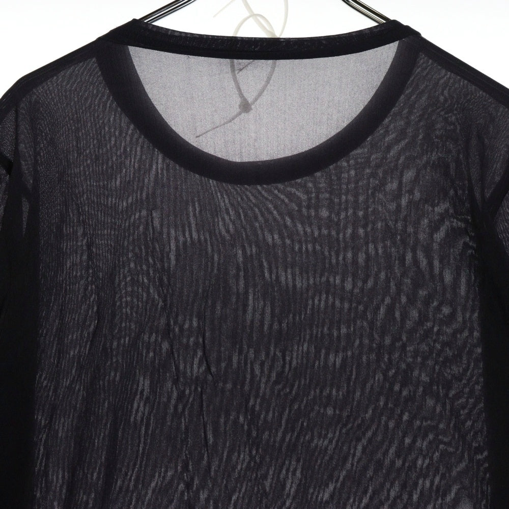 COMME des GARCONS(コムデギャルソン) 94SS キュプラシースルー 長袖 Tシャツ グレー GT-100210 AD1993