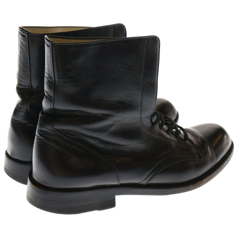 COMME des GARCONS(コムデギャルソン) レースアップ レザーブーツ ブラック レディース