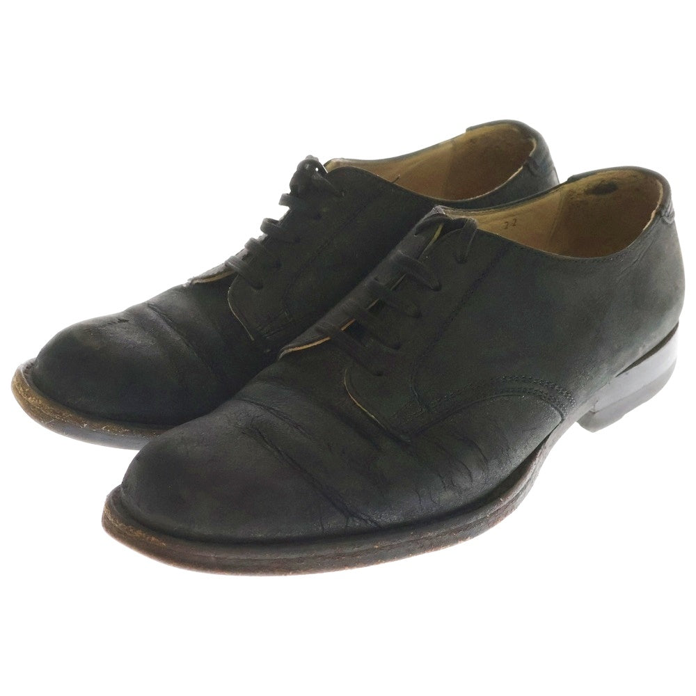 COMME des GARCONS(コムデギャルソン) プレーントゥ レザーシューズ 革靴 ブラック レディース