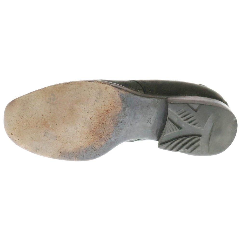 COMME des GARCONS(コムデギャルソン) プレーントゥ レザーシューズ 革靴 ブラック レディース