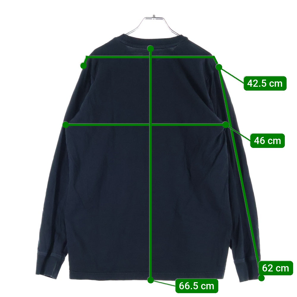 SUPREME(シュプリーム) 17SS Truth L/S TEE トゥルース エンブロイダリー ロングスリーブ クルーネック長袖Tシャツ カットソー ブラック