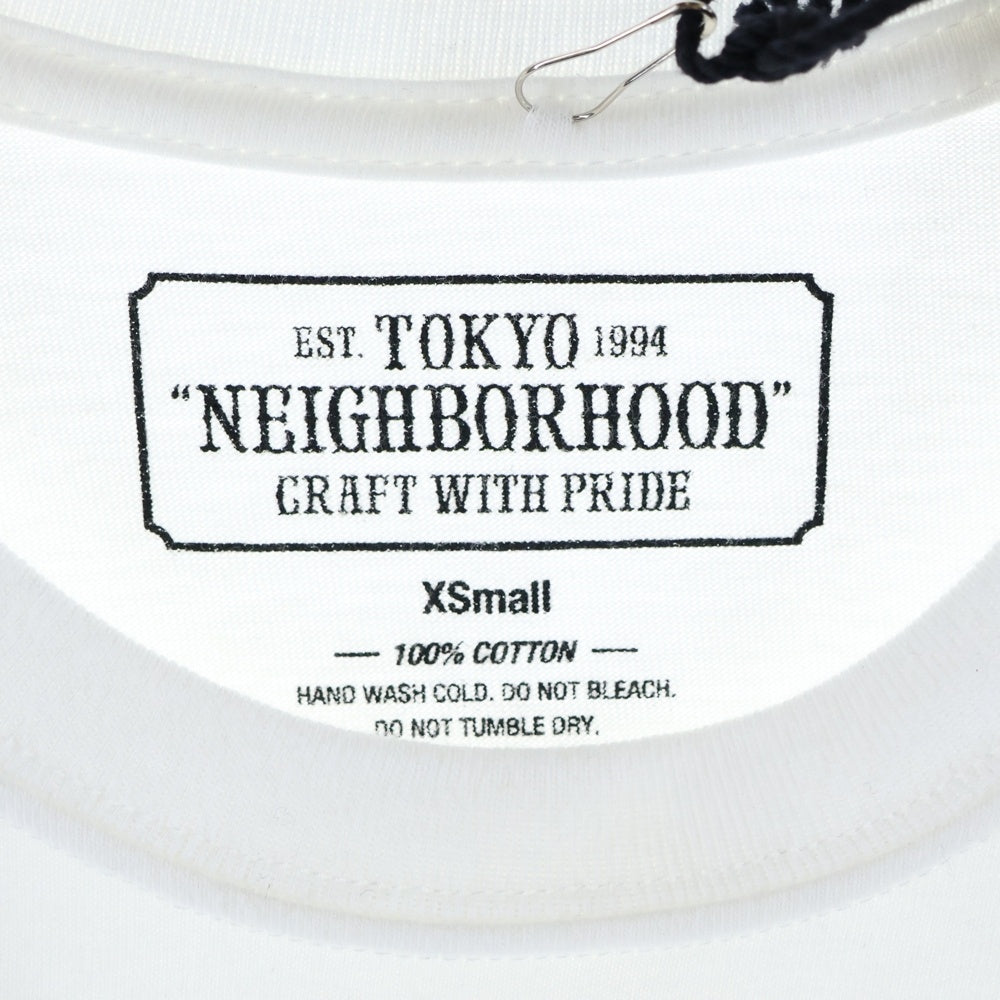 NEIGHBORHOOD(ネイバーフッド) TARANTULA タランチュラ 両面プリント クルーネック半袖Tシャツ カットソー ホワイト