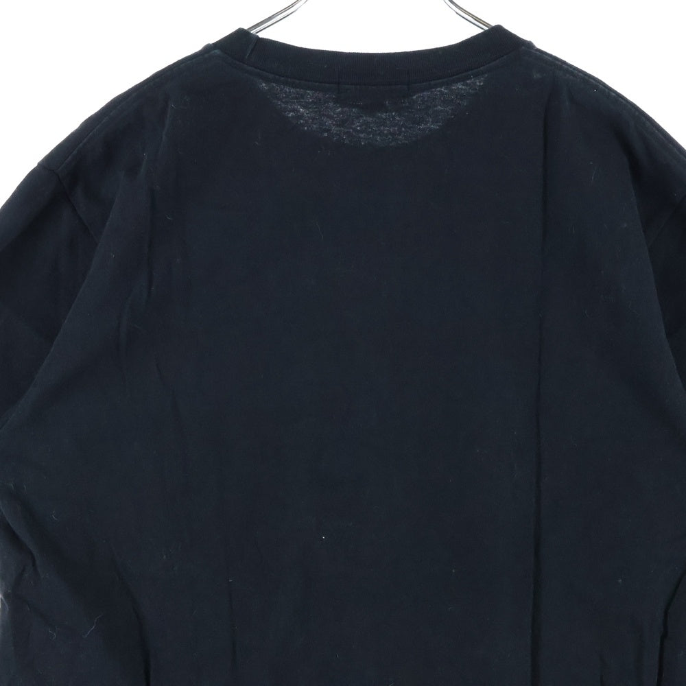 C.E(シーイー) ウィトルウィウスプリント クルーネック半袖Tシャツ カットソー ブラック