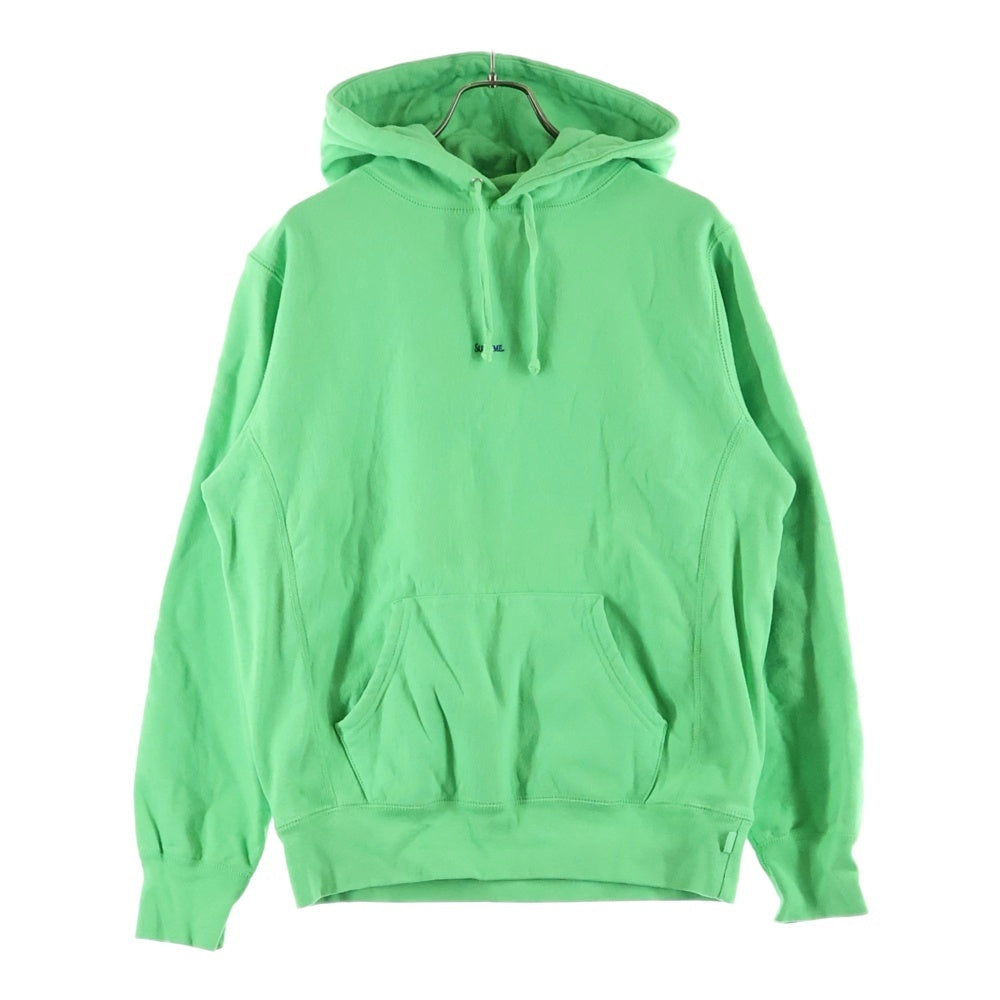SUPREME(シュプリーム) 19AW Micro Logo Hooded マイクロロゴ スウェットフーディ プルオーバーパーカー グリーン