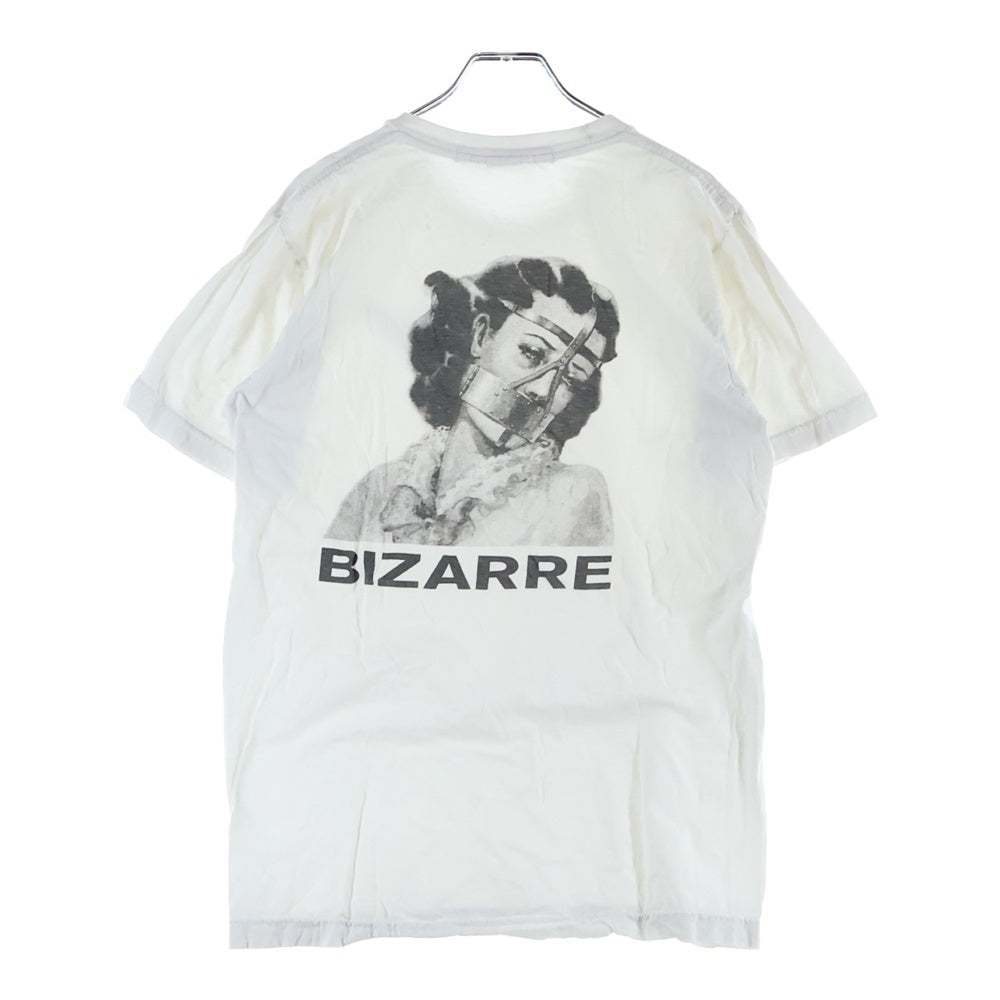 Richardson(リチャードソン) MAGAZINE BIZARRE TEE マガジンビザール プリント クルーネック半袖Tシャツ カットソー ホワイト