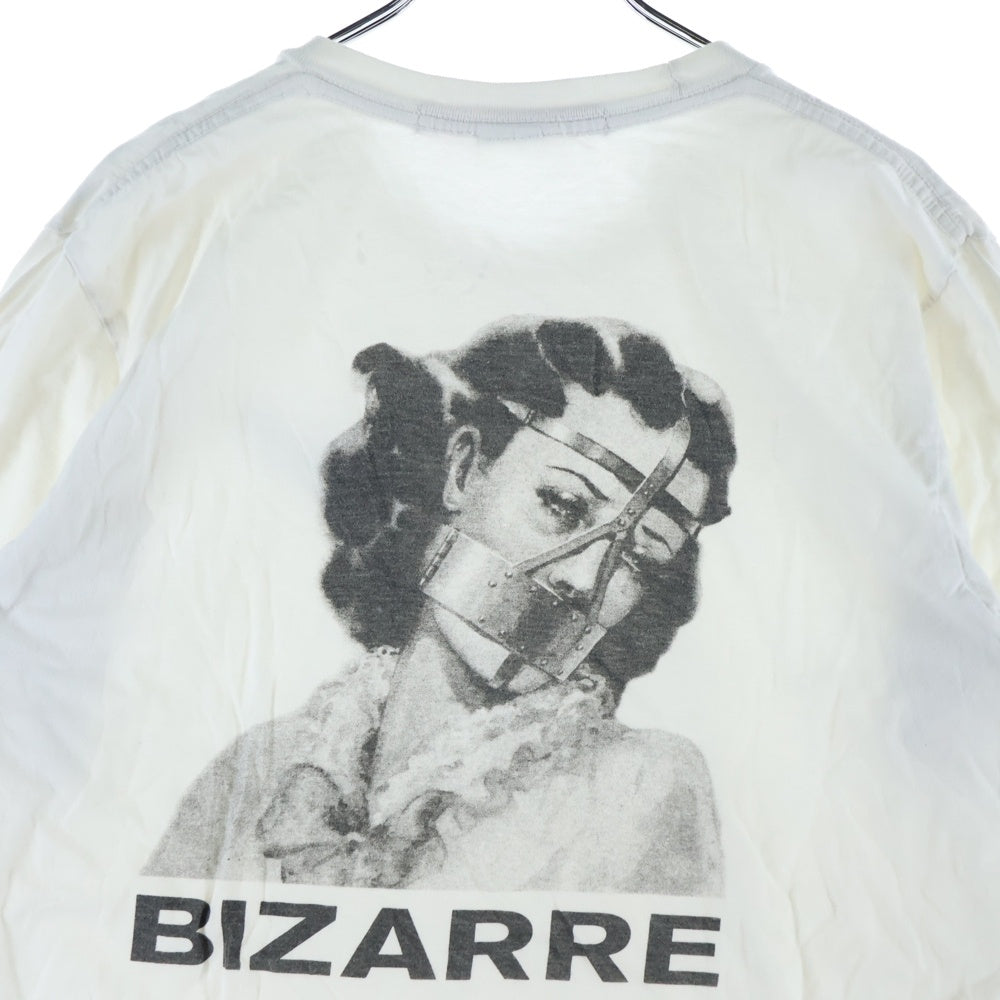 Richardson(リチャードソン) MAGAZINE BIZARRE TEE マガジンビザール プリント クルーネック半袖Tシャツ カットソー ホワイト