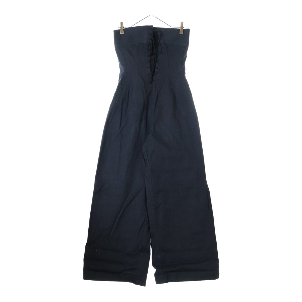 FUMIKA UCHIDA(フミカウチダ) CANVAS LACE-UP BARE JUMPSUIT