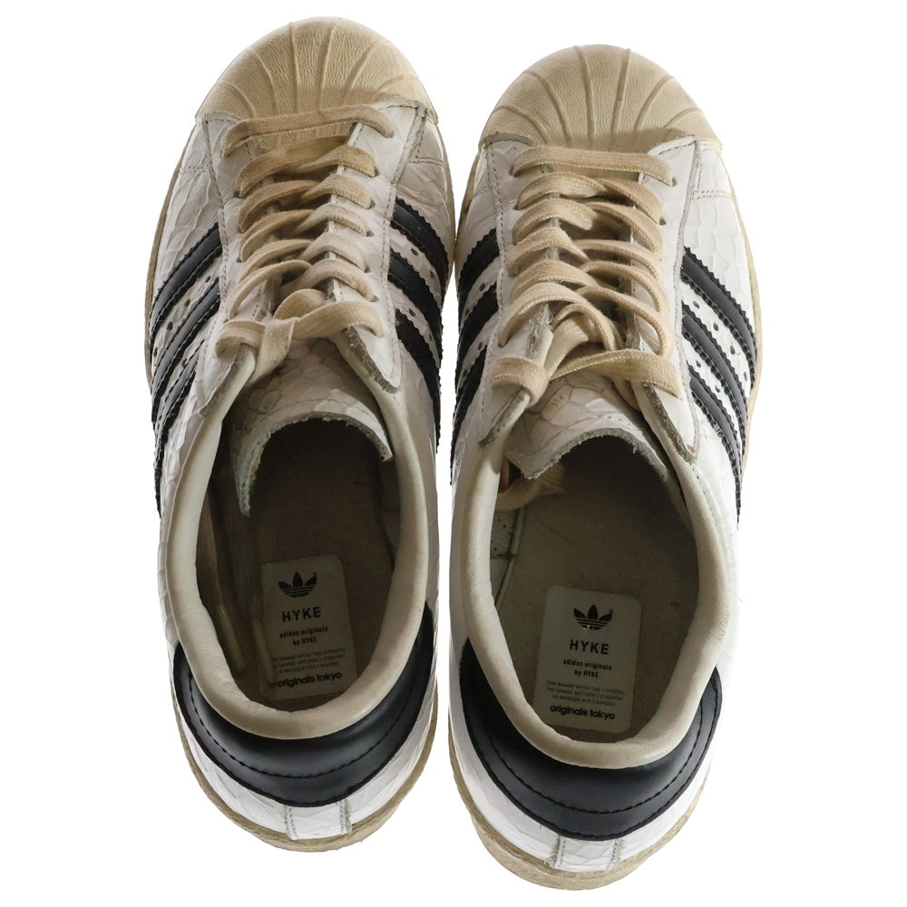 adidas Originals(アディダスオリジナルス) ×HYKE SUPERSTAR ハイク スーパースター ローカットスニーカー ホワイト US5.5/23.5cm B35756 レディース