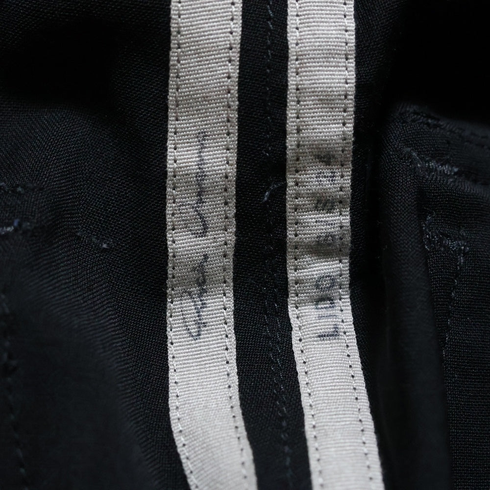 Rick Owens(リックオウエンス) DRAWSTRING SLIM LONG ドローストリング ロングパンツ ブラック RU01D3390-WL