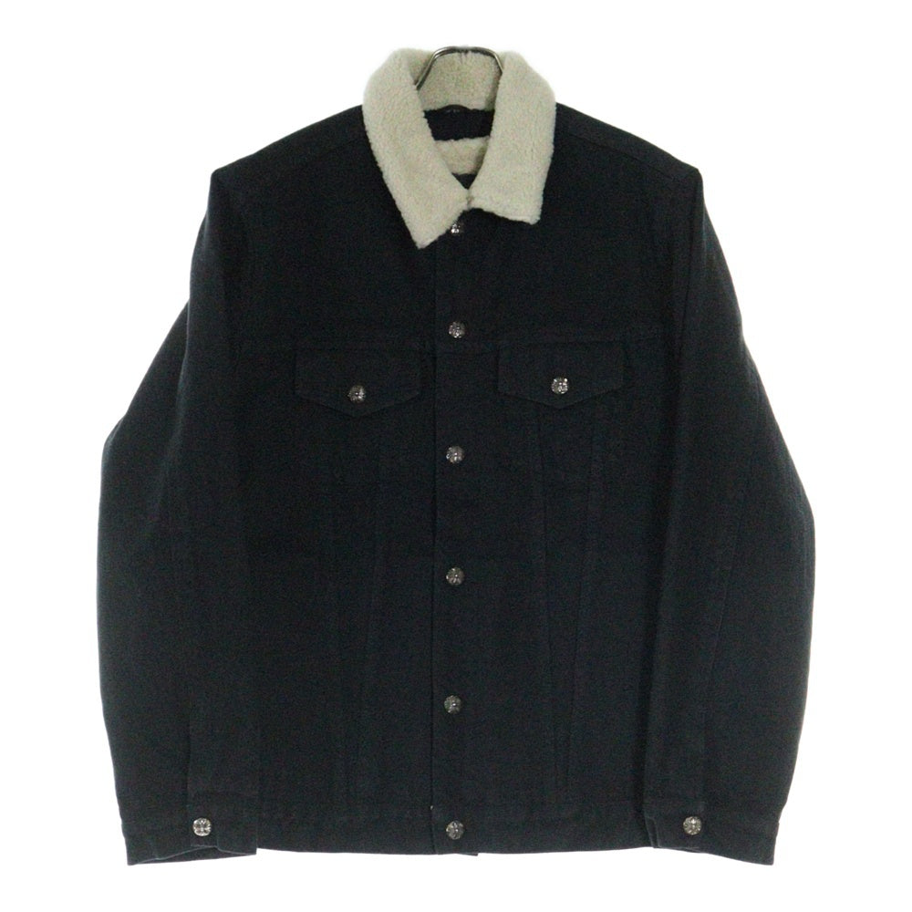 CHROME HEARTS(クロムハーツ) U MOTOBREATH モトブレス ムートンライナーボアデニムジャケット ブラック