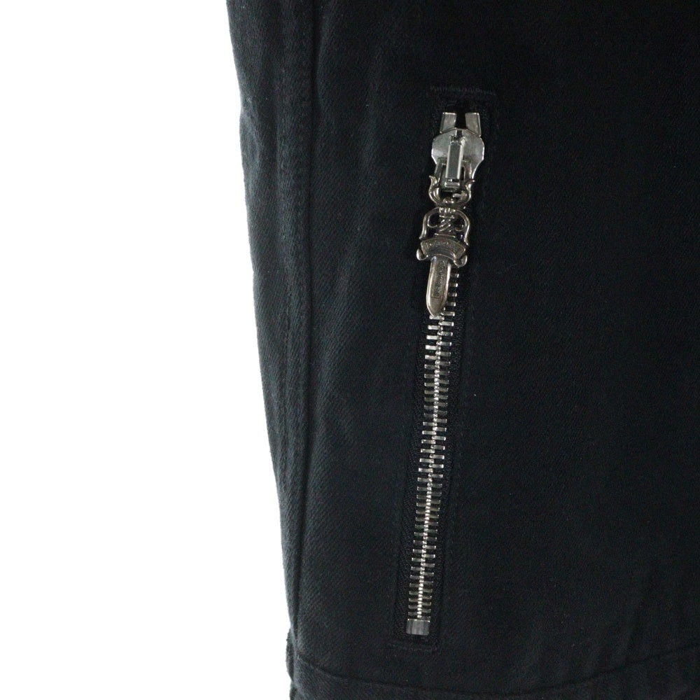 CHROME HEARTS(クロムハーツ) U MOTOBREATH モトブレス ムートンライナーボアデニムジャケット ブラック
