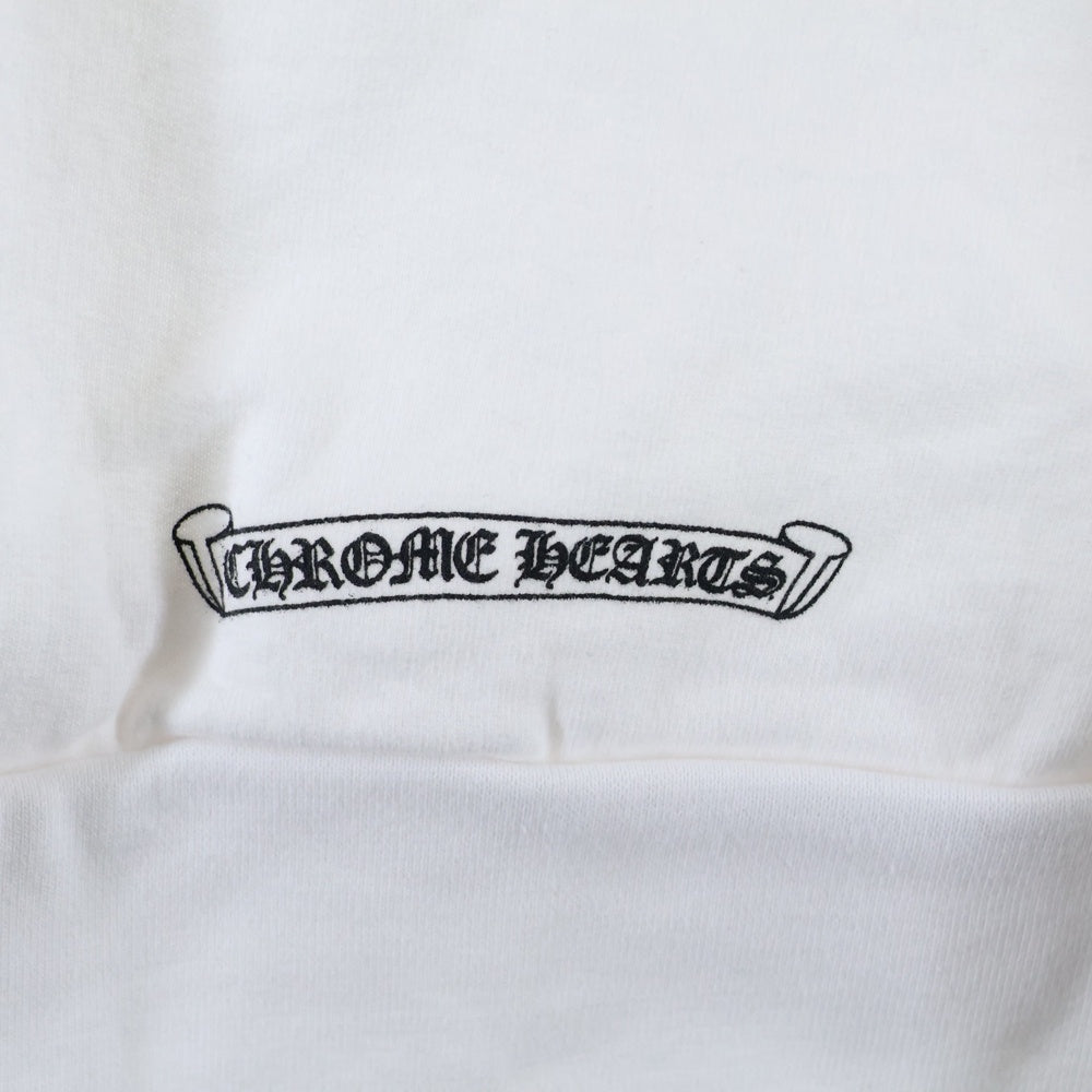 CHROME HEARTS(クロムハーツ) DAGGER EYE CHART SWTSHRT ダガー クルーネックスウェットトレーナー ホワイト