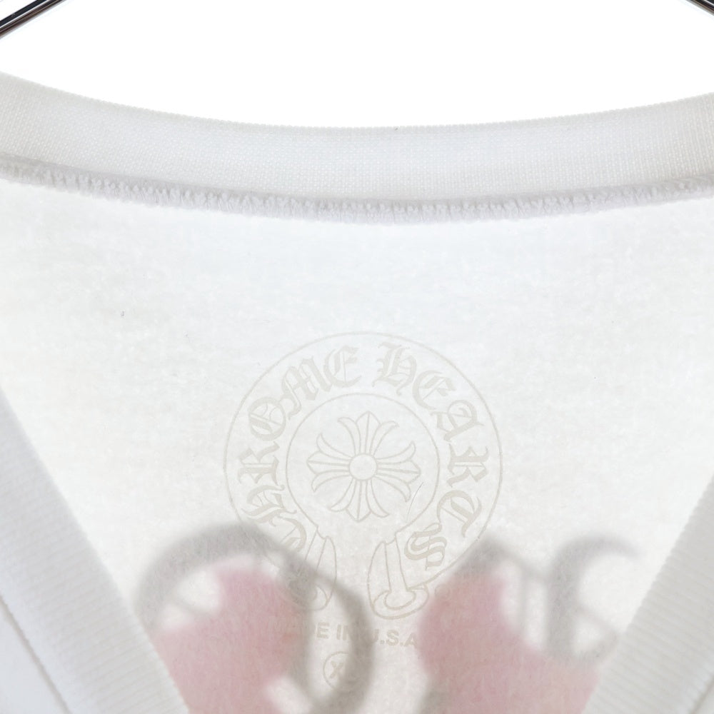 CHROME HEARTS(クロムハーツ) DAGGER EYE CHART SWTSHRT ダガー クルーネックスウェットトレーナー ホワイト