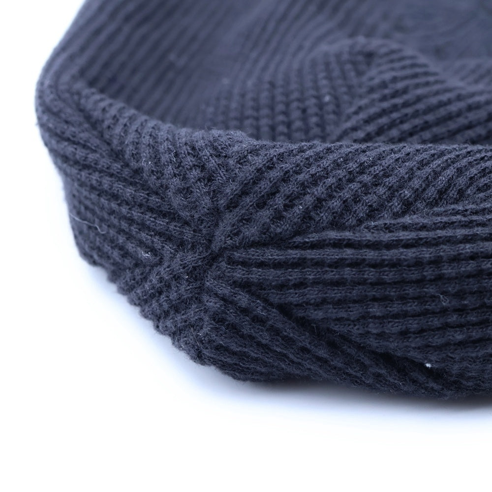 CHROME HEARTS(クロムハーツ) THERMAL BEANIE サーマルビーニー クロス刺繍 ニットキャップ 帽子 ブラック