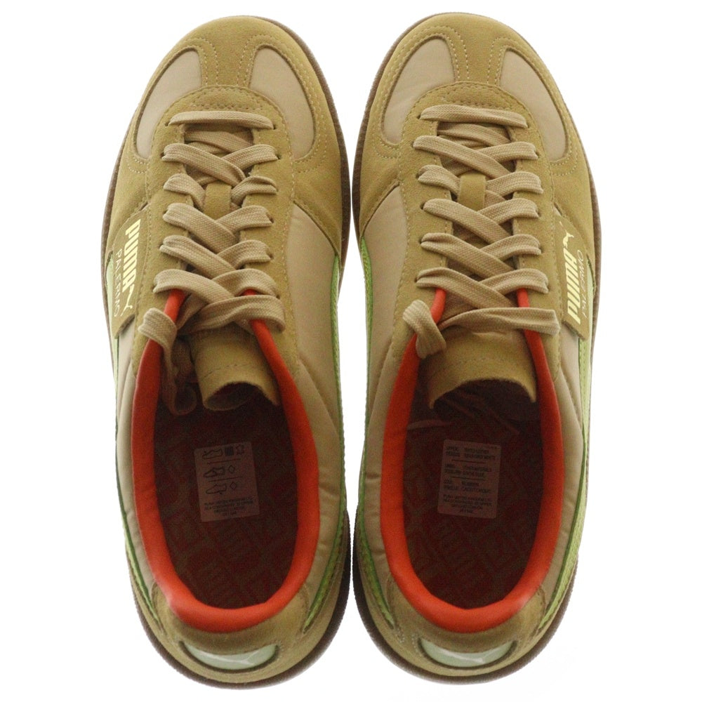 PUMA(プーマ) PALERMO OG パレルモ OG スウェードローカットスニーカー ベージュ/グリーン US9/27cm 383011-04