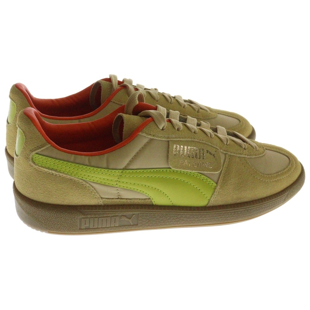 PUMA(プーマ) PALERMO OG パレルモ OG スウェードローカットスニーカー ベージュ/グリーン US9/27cm 383011-04