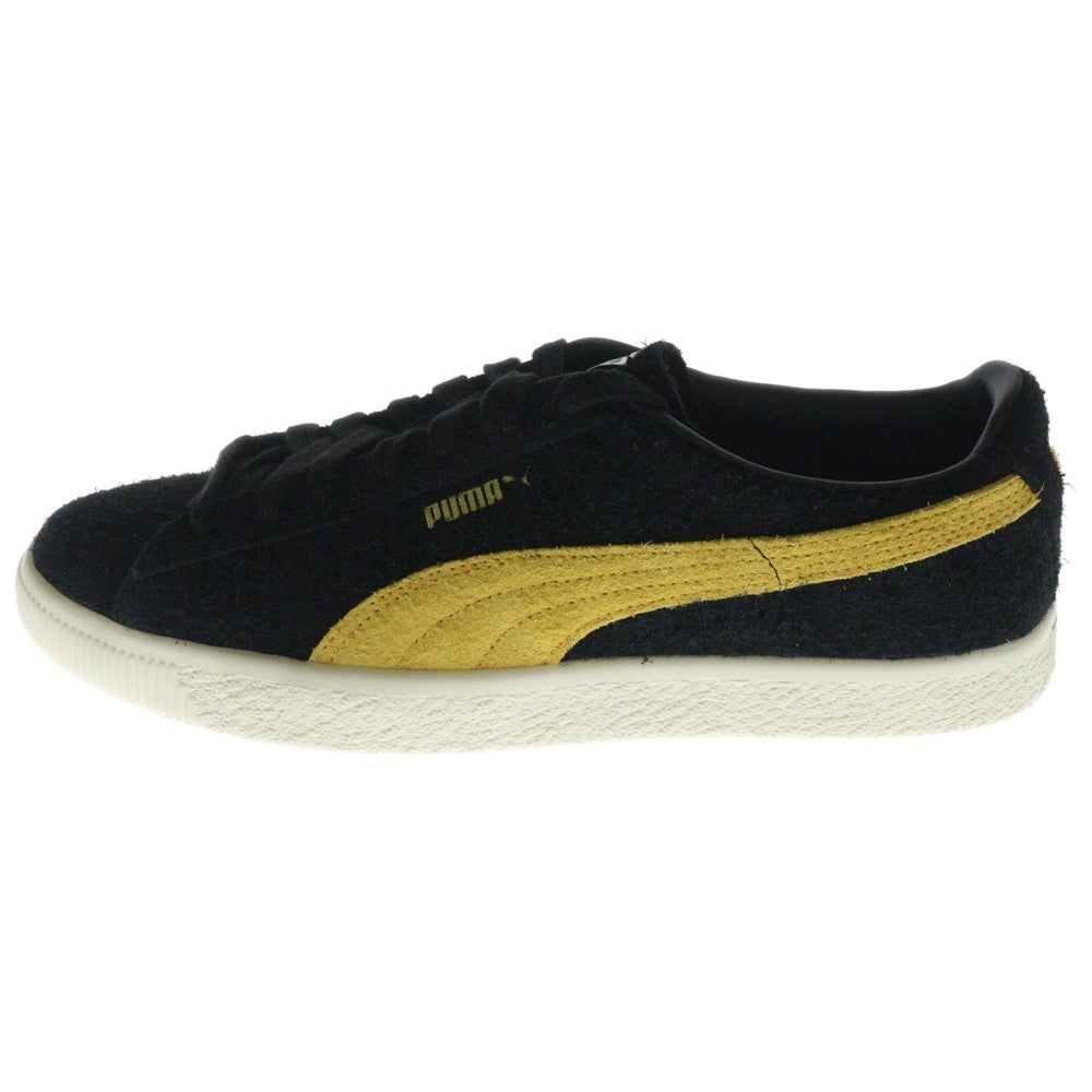 PUMA(プーマ) SUEDE VTG HAIRY スウェード ヴィンテージ へアリー スウェードローカットスニーカー ブラック/イエロー US9.5/27.5cm 385698-06