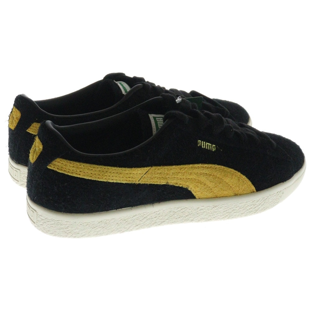 PUMA(プーマ) SUEDE VTG HAIRY スウェード ヴィンテージ へアリー スウェードローカットスニーカー ブラック/イエロー US9.5/27.5cm 385698-06