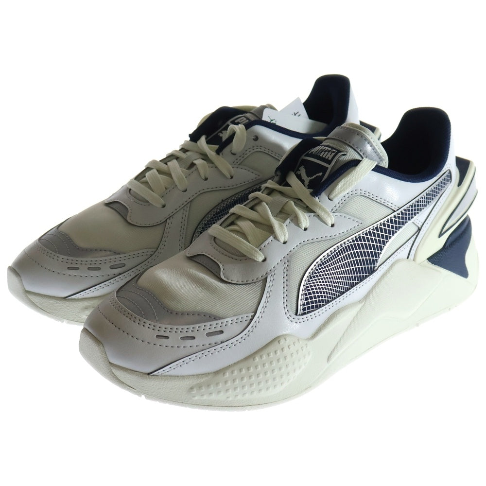 PUMA(プーマ) RS-X 40TH ANNIVERSARY RS-X 40TH アニバーサリー ローカットスニーカー ホワイト/ネイビー US8.5/26.5cm 395339-01