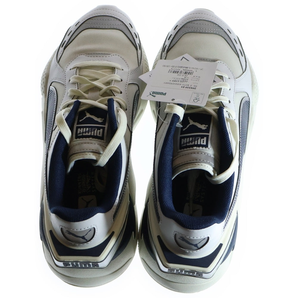 PUMA(プーマ) RS-X 40TH ANNIVERSARY RS-X 40TH アニバーサリー ローカットスニーカー ホワイト/ネイビー US8.5/26.5cm 395339-01