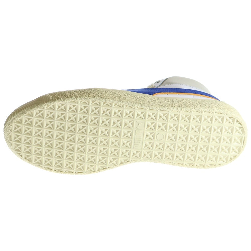 PUMA(プーマ) CLYDE MID BBALL クライド ミッド BBALL ハイカットスニーカー ホワイト/ブルー US9/27cm 391335-01
