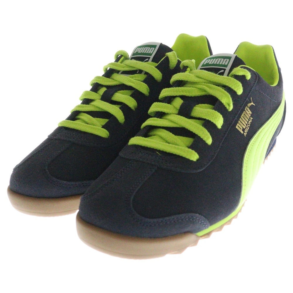 PUMA(プーマ) ARIZONA OG アリゾナ OG スウェードローカットスニーカー ネイビー/グリーン US9/27cm 383400-01