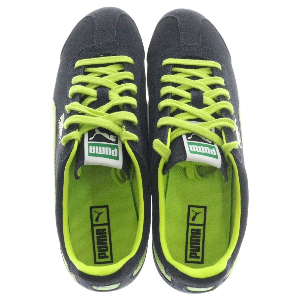 PUMA(プーマ) ARIZONA OG アリゾナ OG スウェードローカットスニーカー ネイビー/グリーン US9/27cm 383400-01