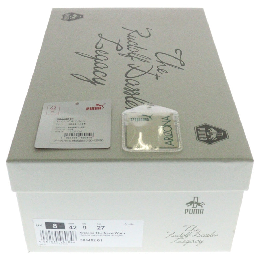 PUMA(プーマ) ARIZONA THE NEVERWORN アリゾナ ザ ネバーウォーン スウェードローカットスニーカー ホワイト US9/27cm 384402-01