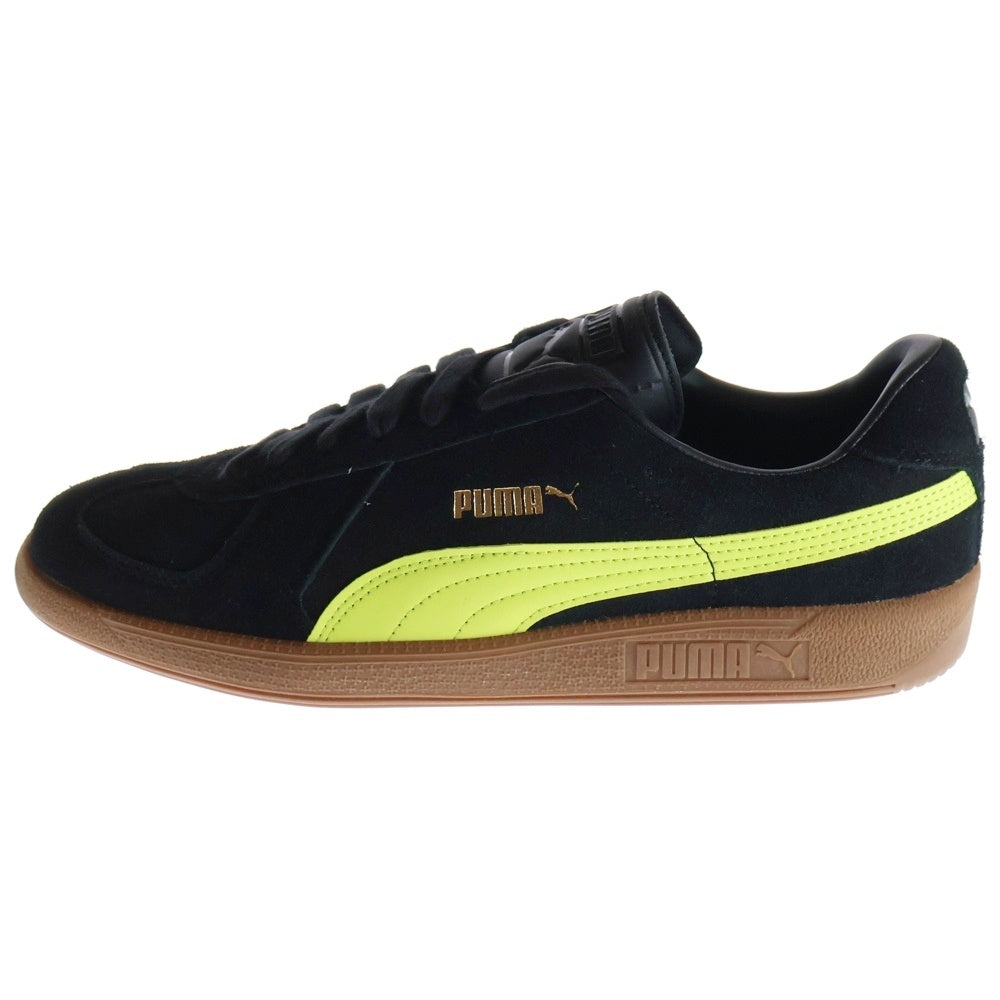 PUMA(プーマ) ARMY TRAINER アーミートレーナー スウェードローカットスニーカー ブラック/イエロー US8.5/26.5cm 388156-06