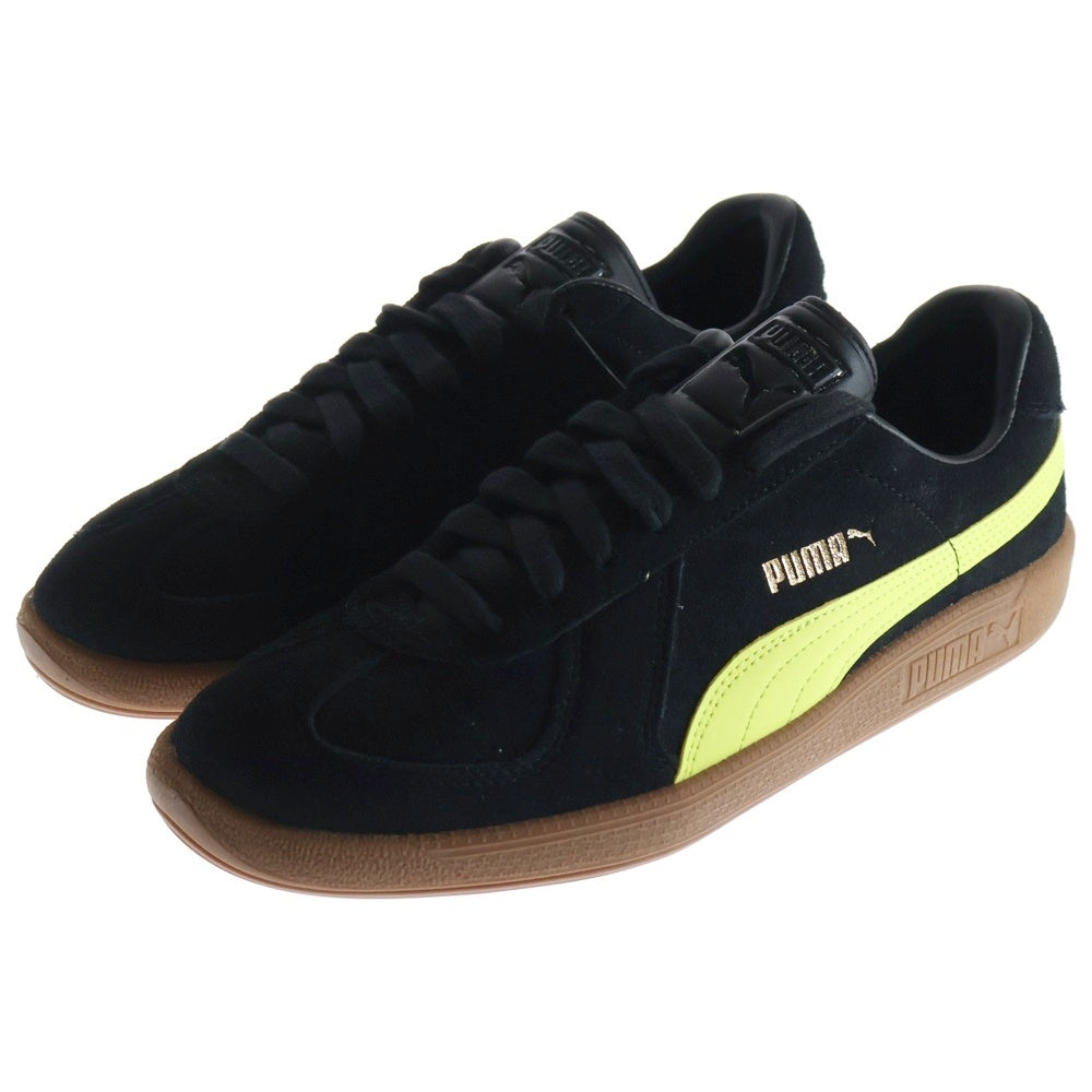 PUMA(プーマ) ARMY TRAINER アーミートレーナー スウェードローカットスニーカー ブラック/イエロー US8.5/26.5cm 388156-06