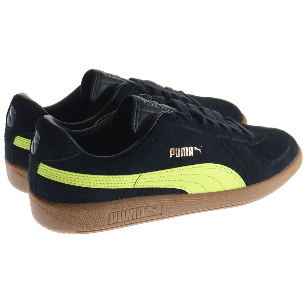 PUMA(プーマ) ARMY TRAINER アーミートレーナー スウェードローカットスニーカー ブラック/イエロー US8.5/26.5cm 388156-06