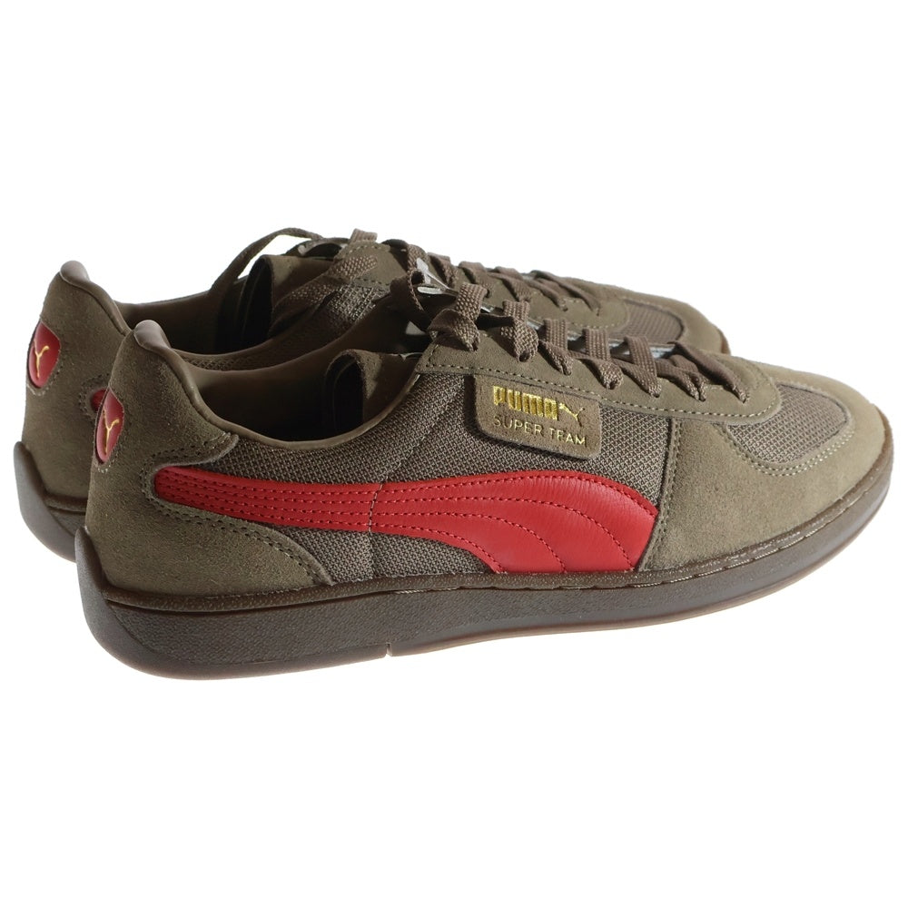 PUMA(プーマ) SUPER TEAM OG スーパーチーム OG スウェードローカットスニーカー ブラウン/レッド US9/27cm 390424-06