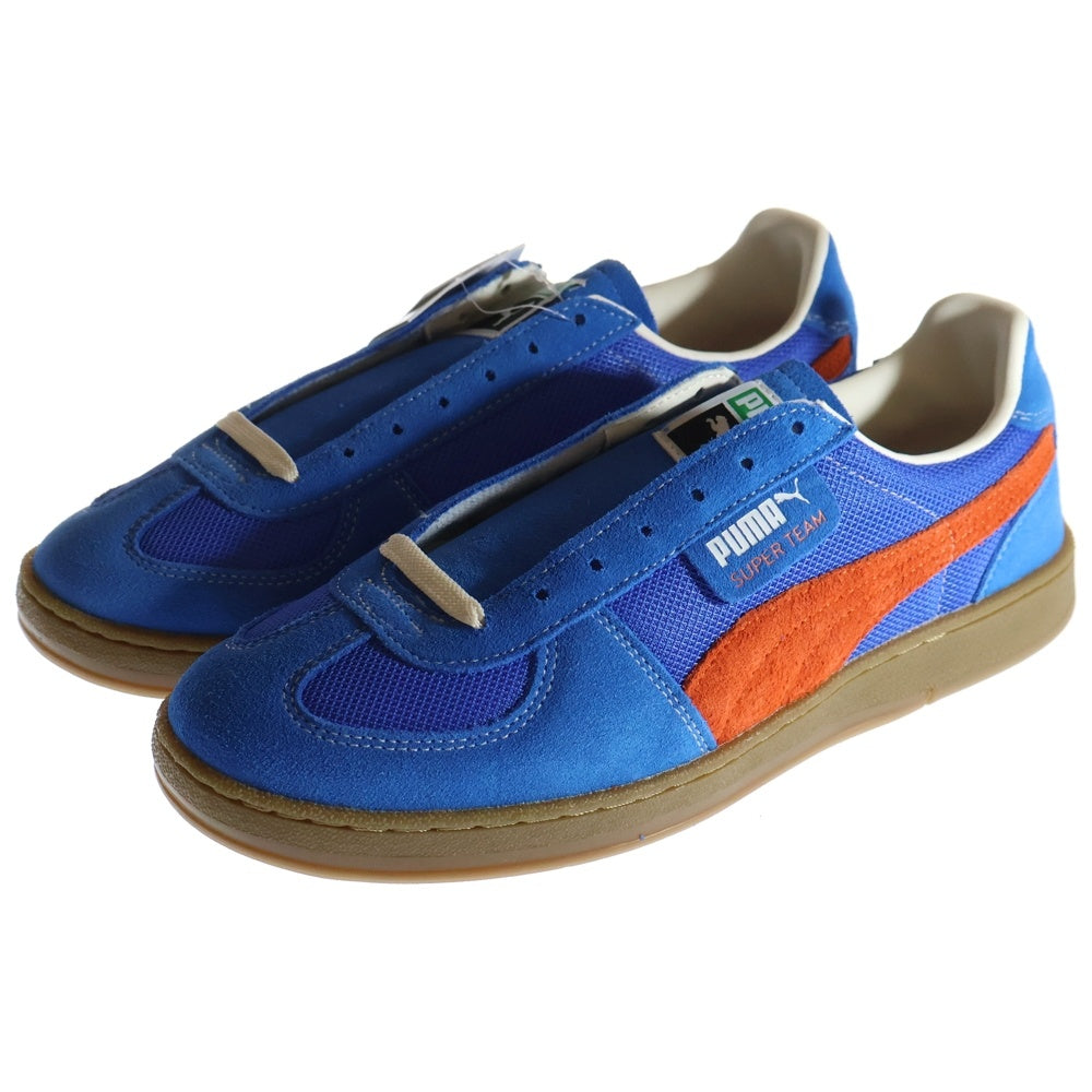 PUMA(プーマ) SUPER TEAM HANDY スーパー チーム ハンディ スウェードローカットスニーカー ブルー/オレンジ US9/27cm 393142-01