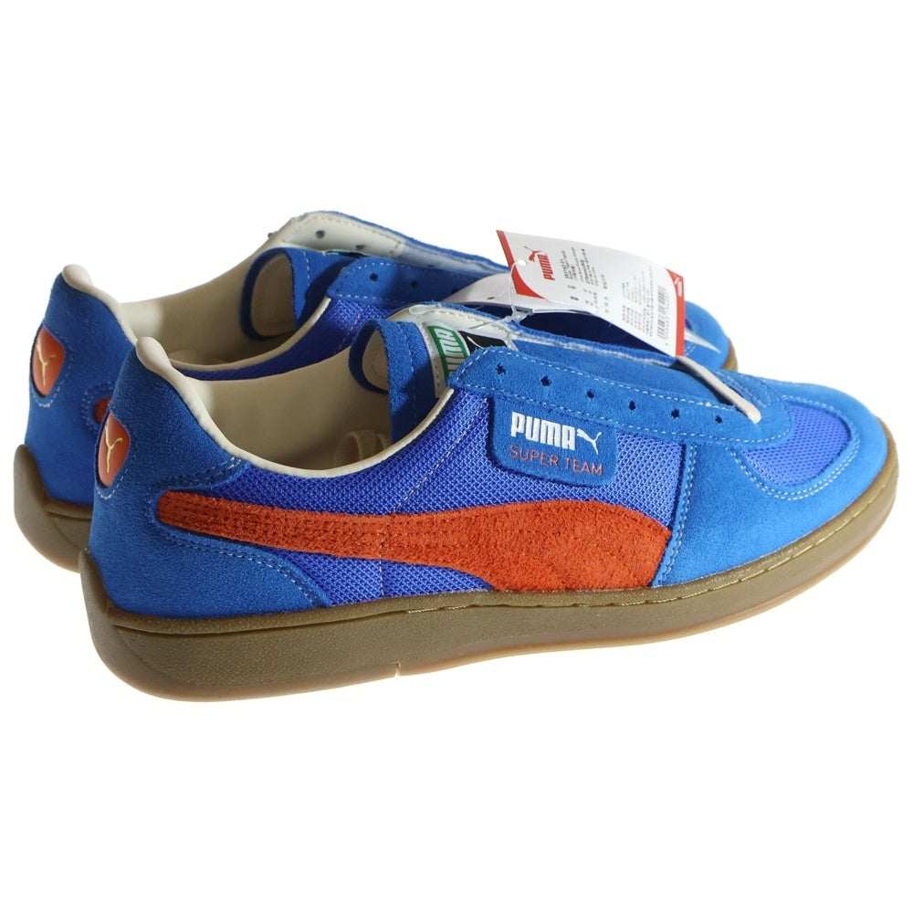 PUMA(プーマ) SUPER TEAM HANDY スーパー チーム ハンディ スウェードローカットスニーカー ブルー/オレンジ US9/27cm 393142-01
