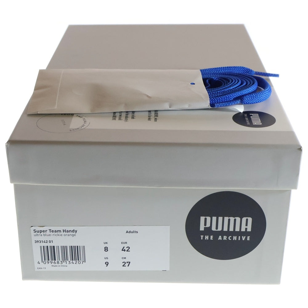 PUMA(プーマ) SUPER TEAM HANDY スーパー チーム ハンディ スウェードローカットスニーカー ブルー/オレンジ US9/27cm 393142-01
