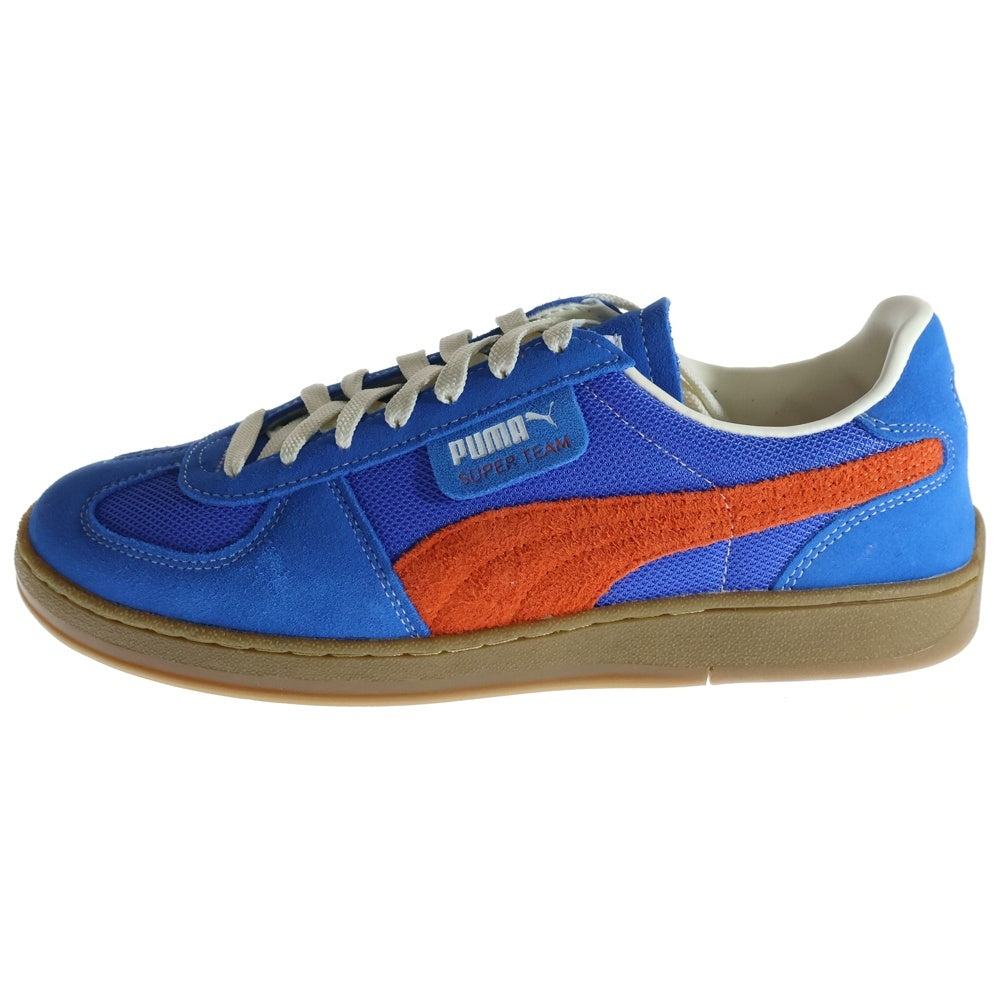 PUMA(プーマ) SUPER TEAM HANDY スーパーチーム ハンディ スウェードローカットスニーカー ブルー/オレンジ US9/27cm 393142-01