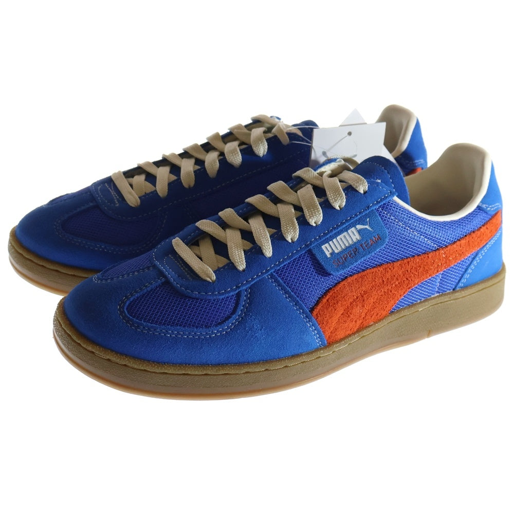 PUMA(プーマ) SUPER TEAM HANDY スーパーチーム ハンディ スウェードローカットスニーカー ブルー/オレンジ US9/27cm 393142-01